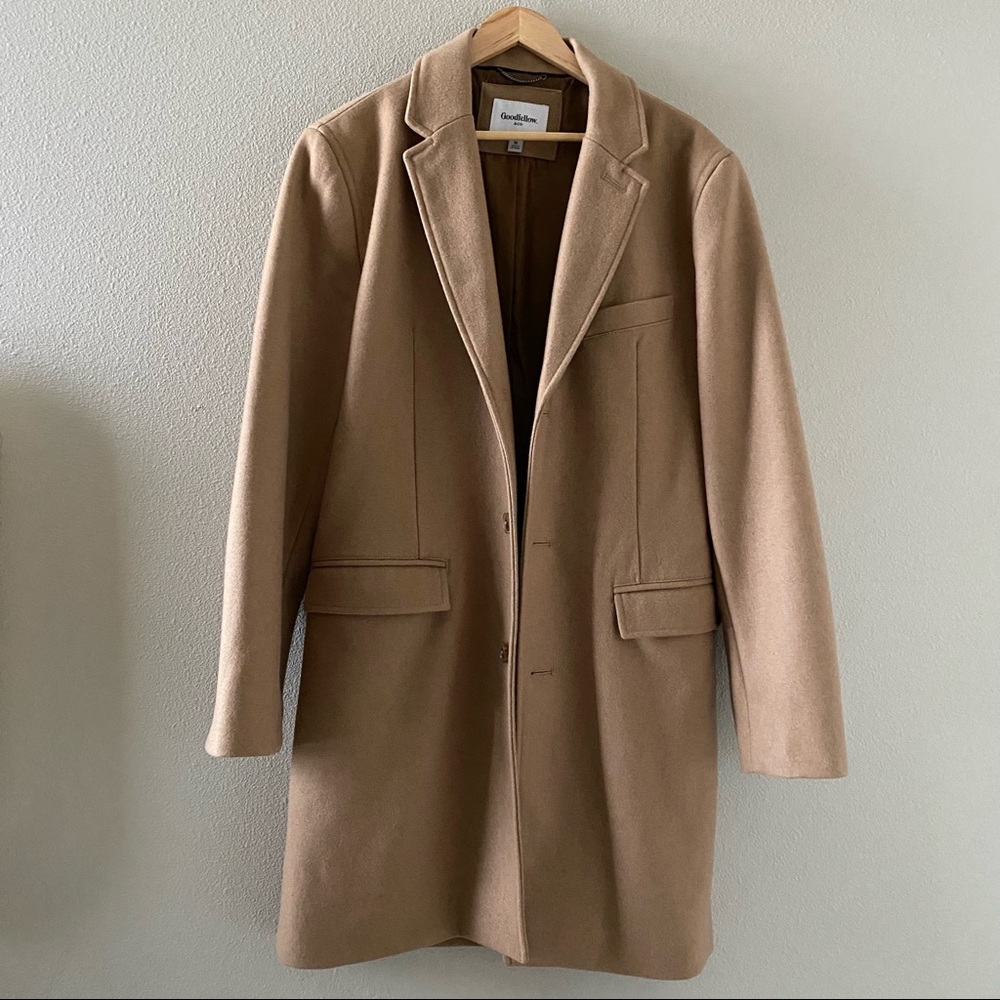 Wool Blend Trench Coat